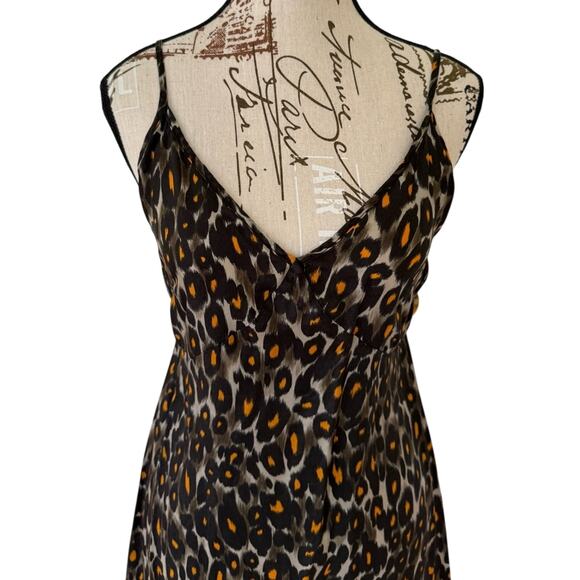 R13 $545 Leopard Midi Slip Dress - XS - Picture 3 of 12